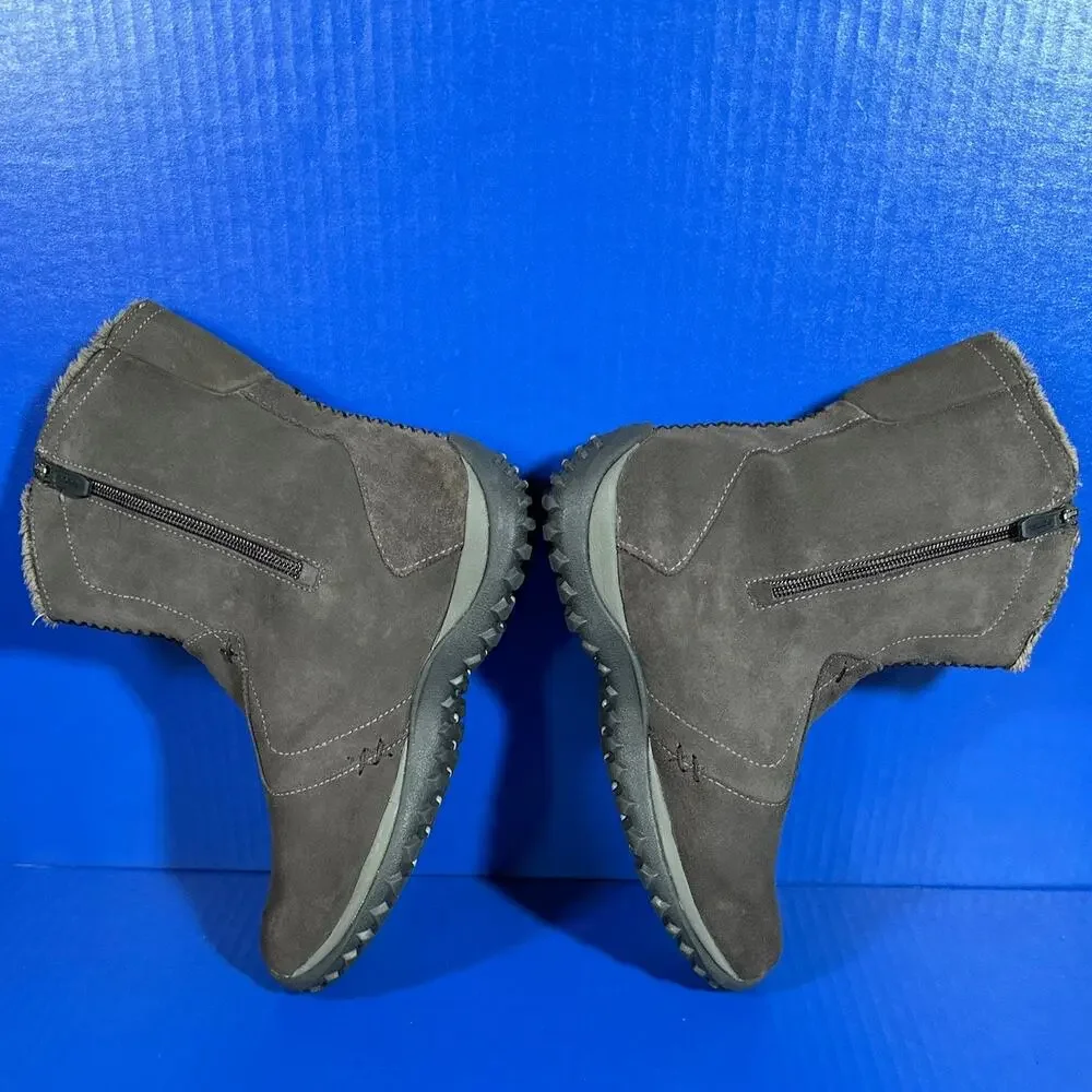 Sorel Womens Maribel Waterproof Nubuck Winter‎ Boot in Grey 8